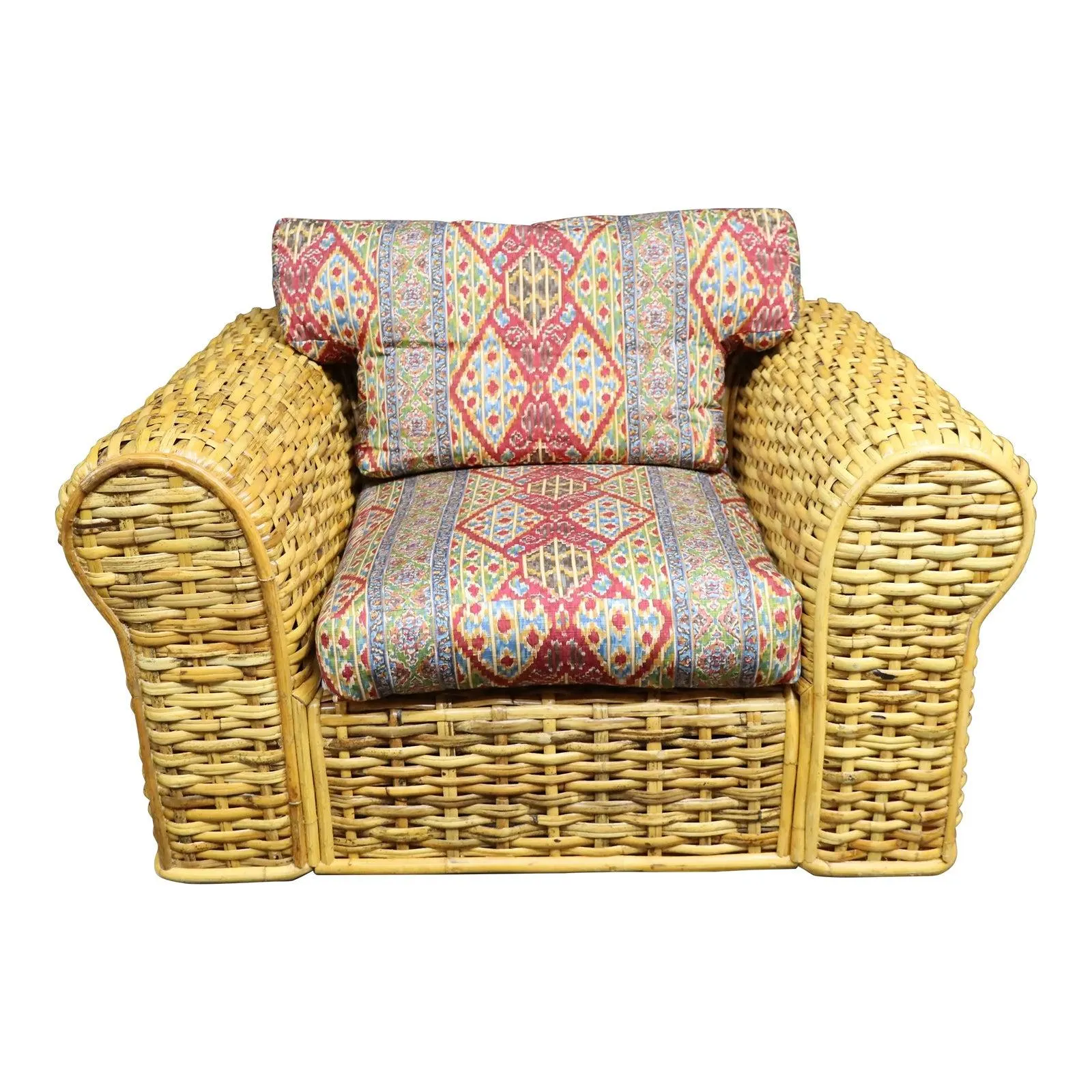Polo Ralph Lauren Woven & Bamboo Cube Chair