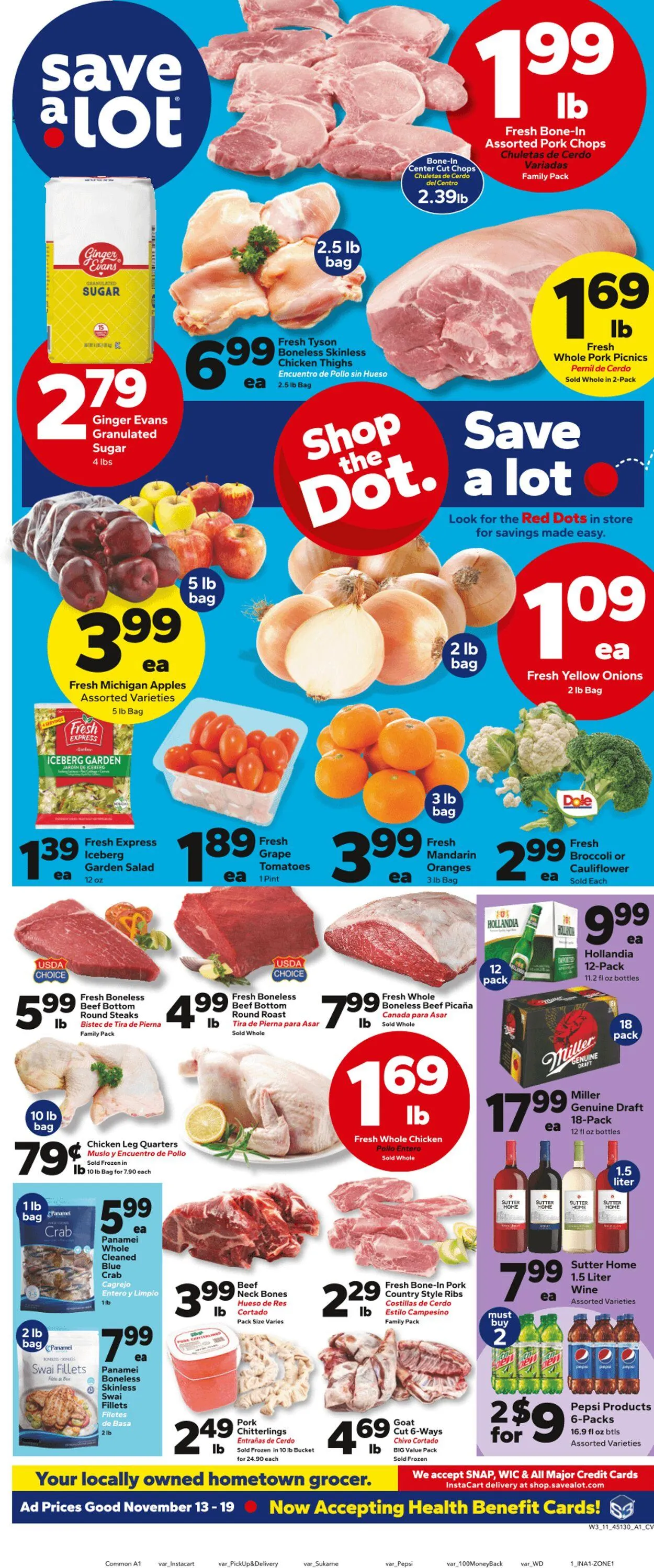 Weekly ad Save a Lot Current weekly ad from December 11 to December 25 2024 - Page 1