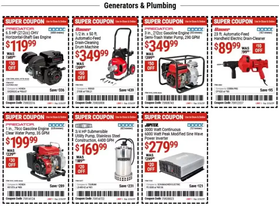 Weekly ad Harbor Freight Tools weekly ad from February 10 to February 24 2025 - Page 3