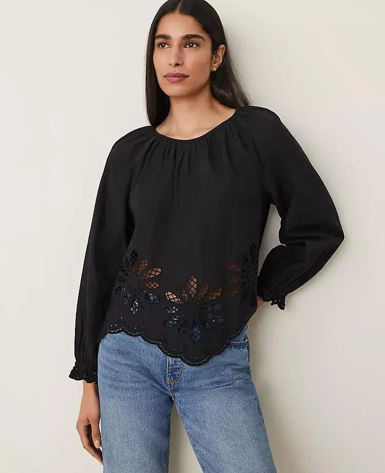 Weekend Collection Embroidered Popover