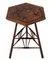 Arts & Crafts Art Nouveau Side Table with Original Leather Top, 1900s