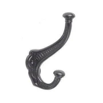 Restorers Ornate Iron Decorative Hat Coat Hook - Set Of 3