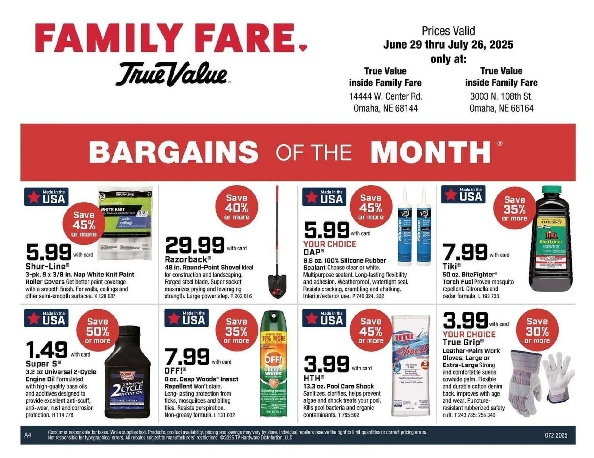 Weekly ad Family Fare Weekly Ad from June 29 to July 26 2025 - Page 4