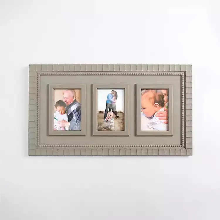 Gray Scalloped Edge Collage Frame