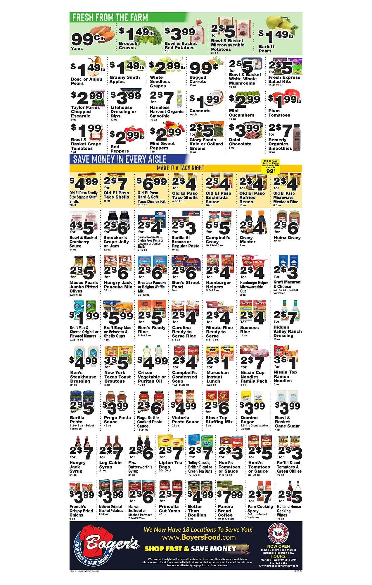 Weekly ad Boyer's Food Markets weekly ad from March 22 to March 28 2026 - Page 6