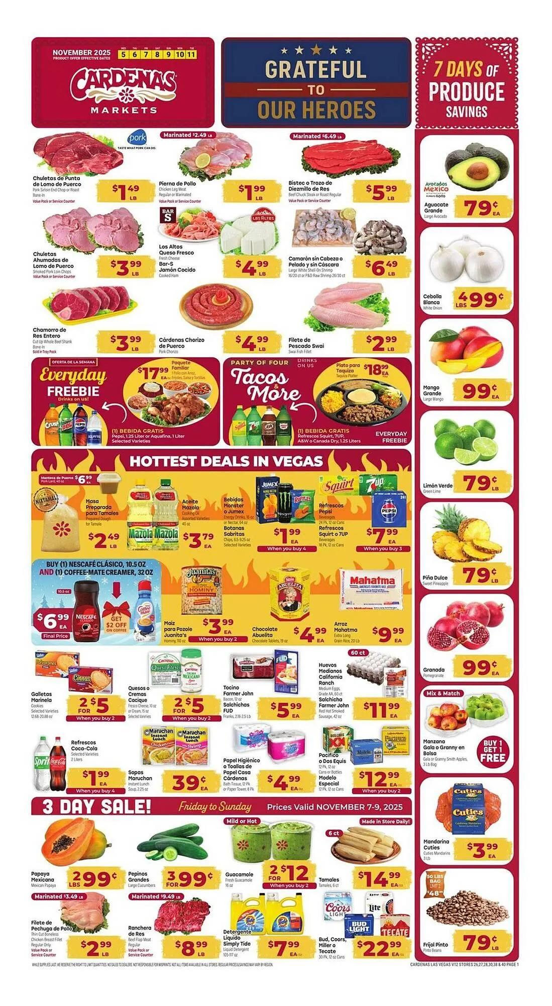 Weekly ad Cardenas weekly ad from November 5 to November 11 2025 - Page 1