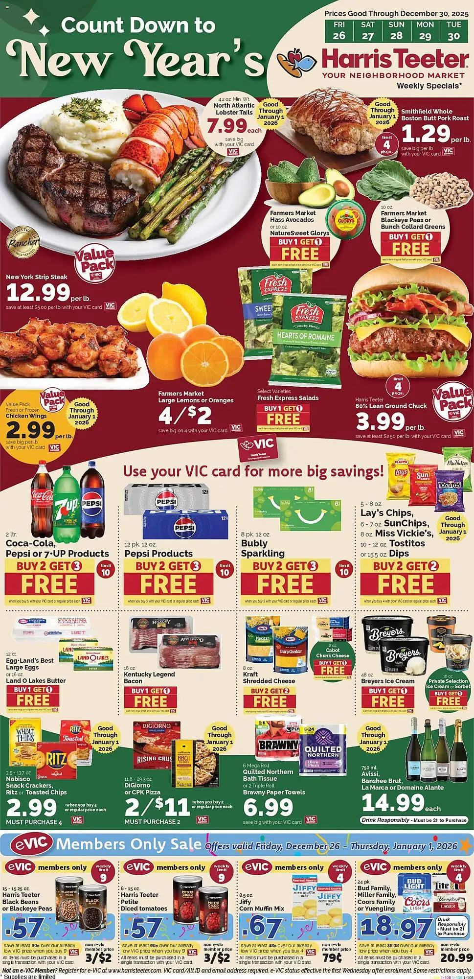 Weekly ad Harris Teeter weekly ad from December 26 to December 30 2025 - Page 1