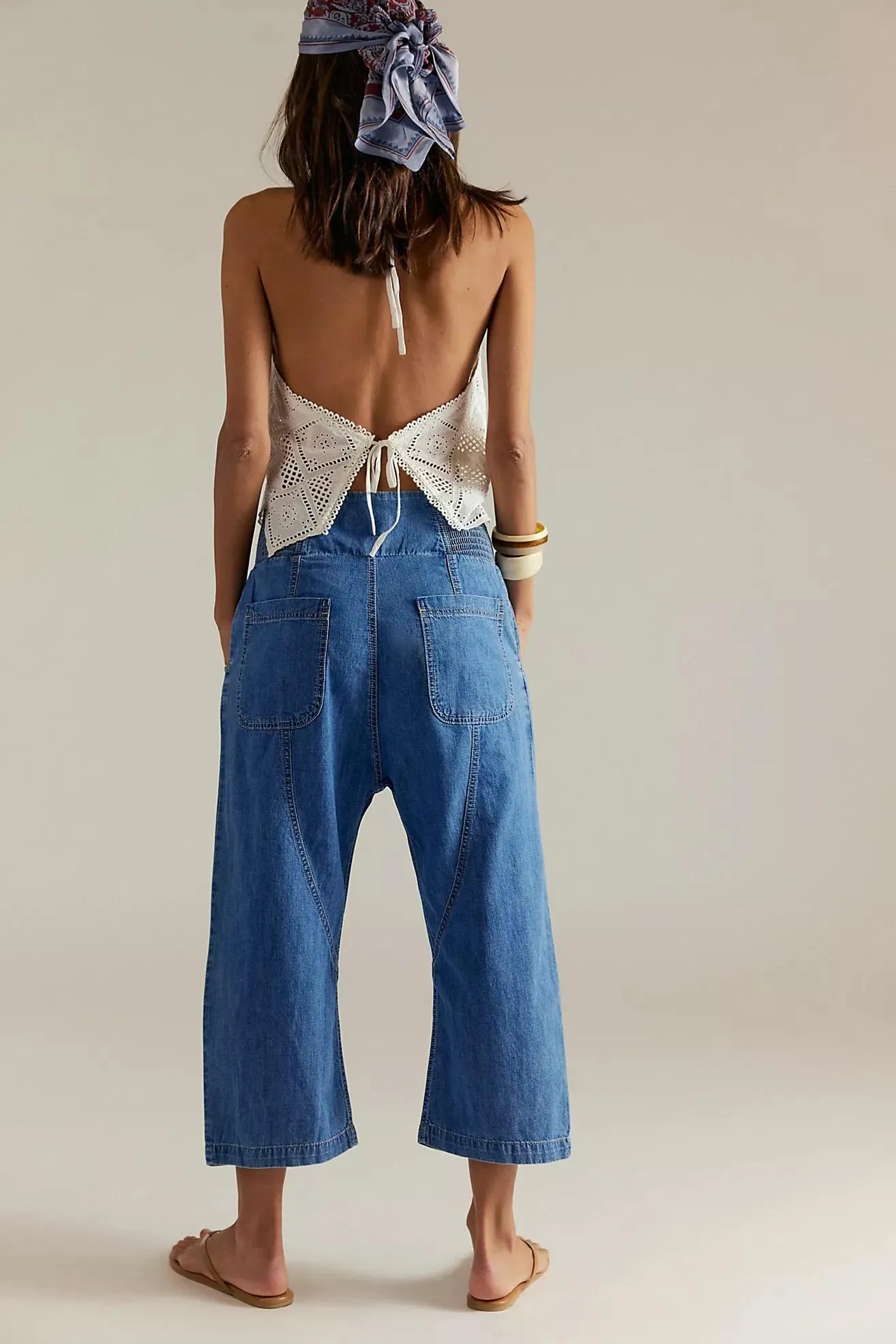 We The Free Lunan Crop Harem Jeans