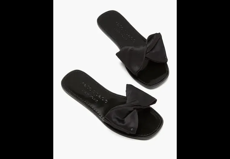 Bikini Bow Slide Sandals