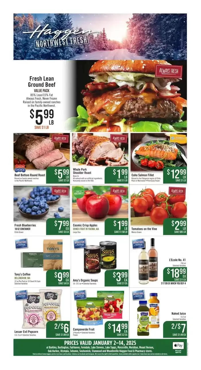 Weekly ad Weekly Flyer from January 2 to January 14 2025 - Page 1