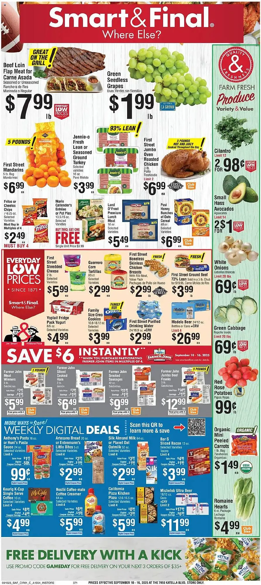 Weekly ad Smart & Final weekly ad from September 9 to September 16 2025 - Page 1