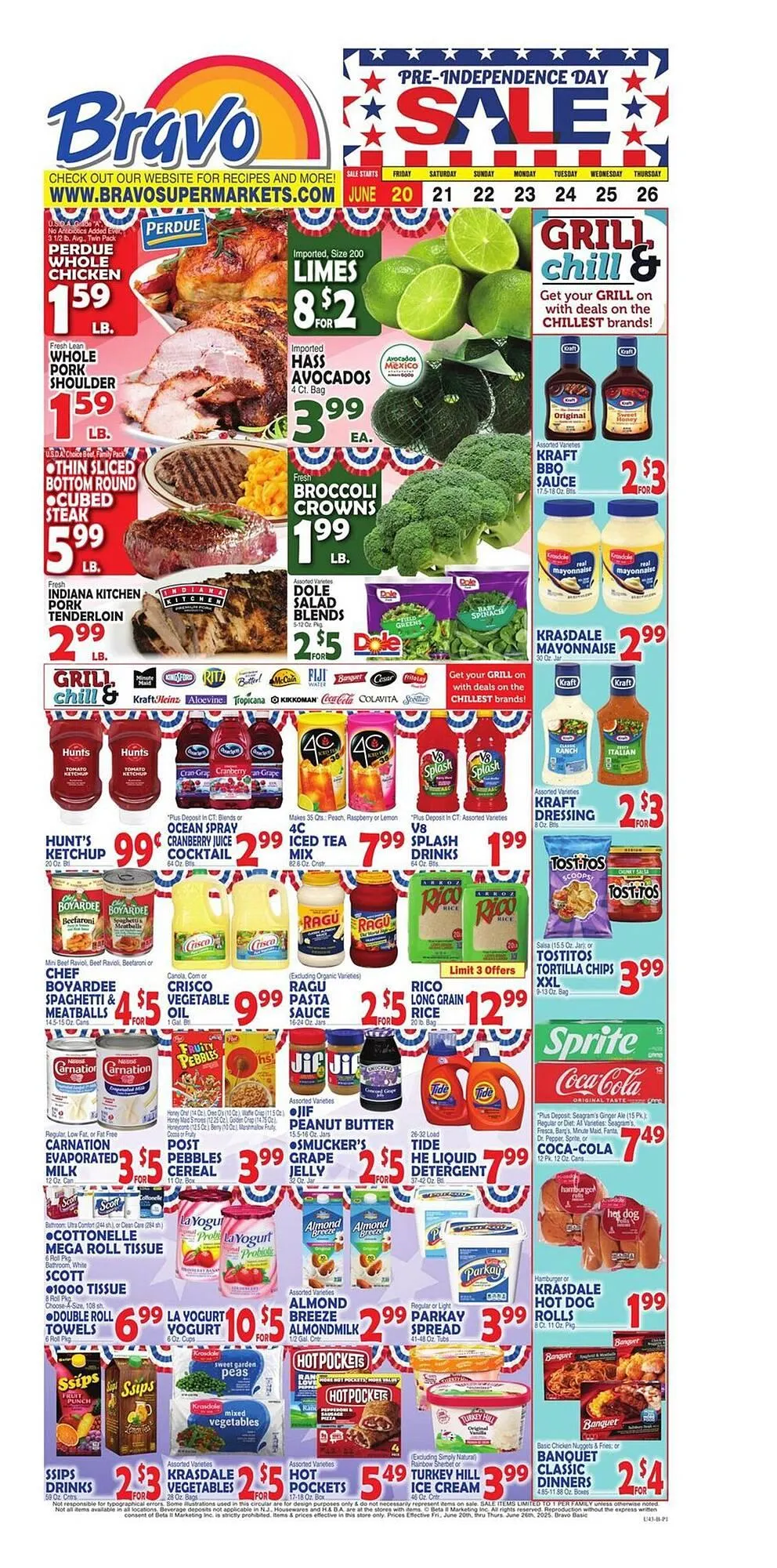 Weekly ad Bravo Supermarkets Weekly Ad from June 20 to June 26 2025 - Page 1