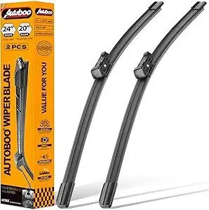 OEM Wiper Blades Replacement for Audi A4 Q5 Q3 A5 RS5 S5 allroad 2009-2020 Original Equipment Replacement Windshield Wipers 24 inch / 20 inch -Original Factory Quality (Set of 2) Top Lock 16mm