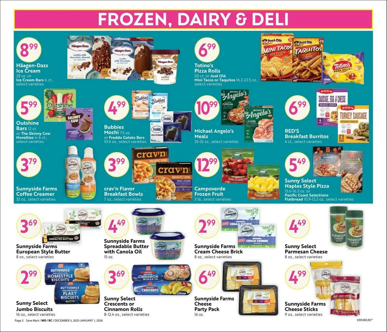Weekly ad Save Mart Current weekly ad from December 3 to January 1 2026 - Page 2