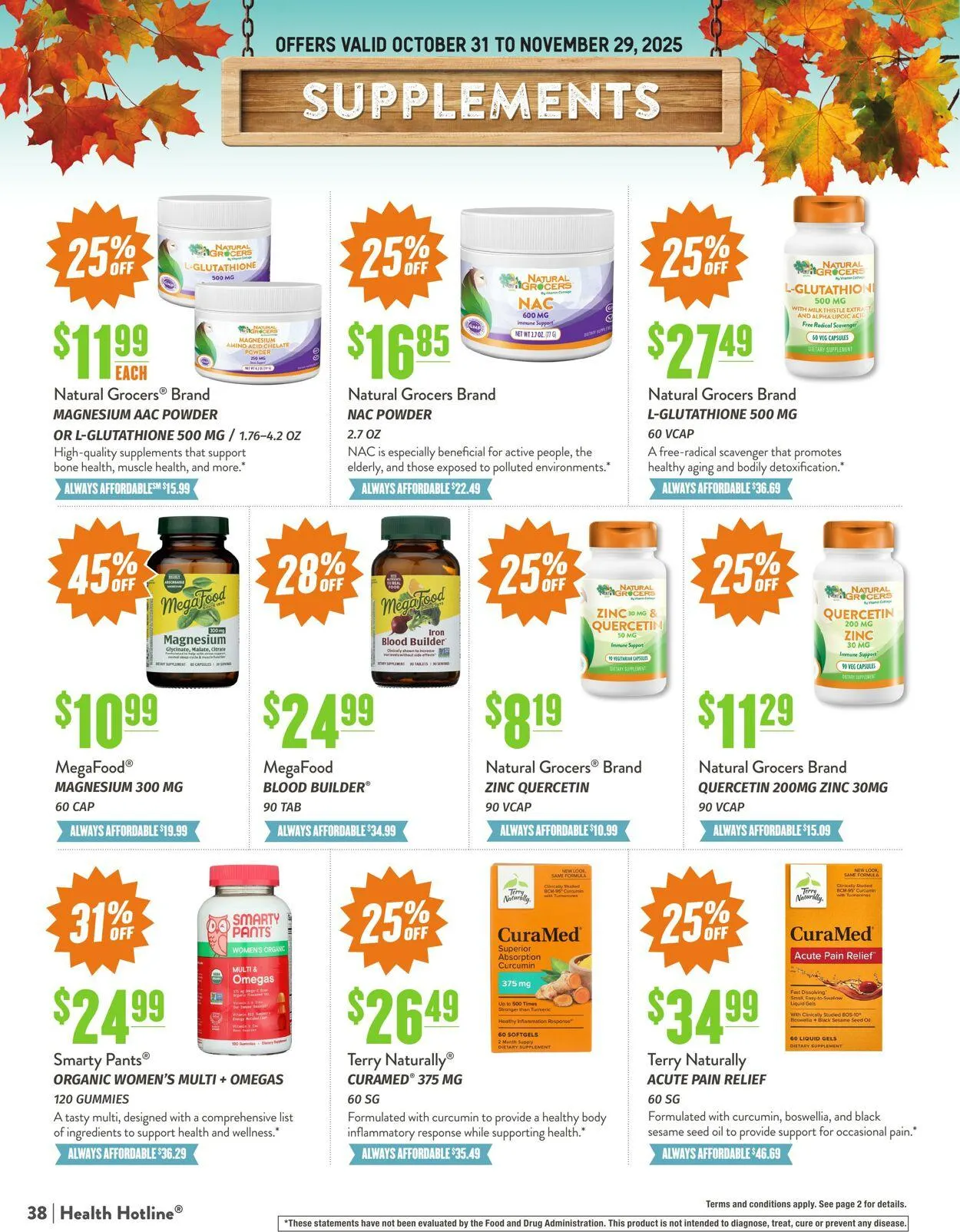 Weekly ad Natural Grocers from October 23 to November 3 2025 - Page 38
