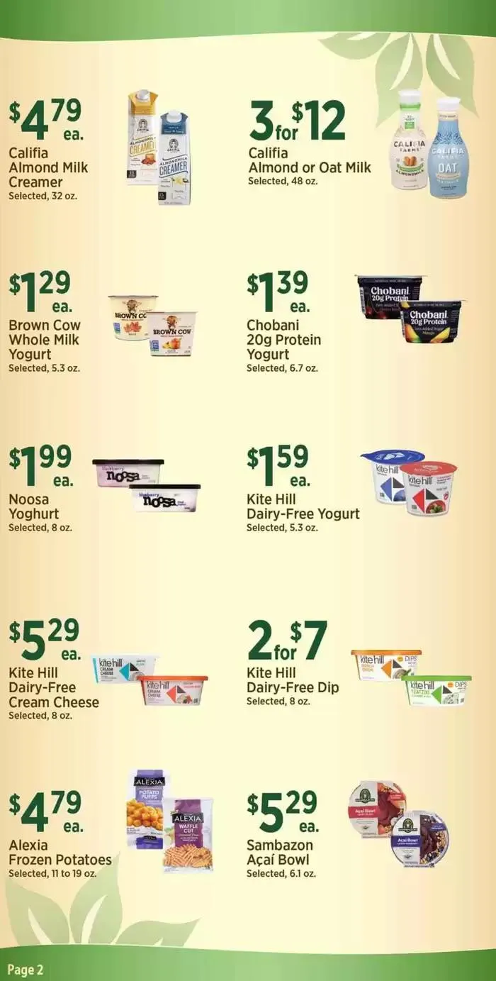 Weekly ad Yoke's Fresh Market Nature's Corner from March 26 to April 22 2025 - Page 2