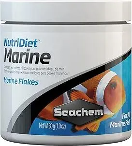 Seachem Nutridiet Marine Flakes with Probiotics 30g/ 1 oz (1092)