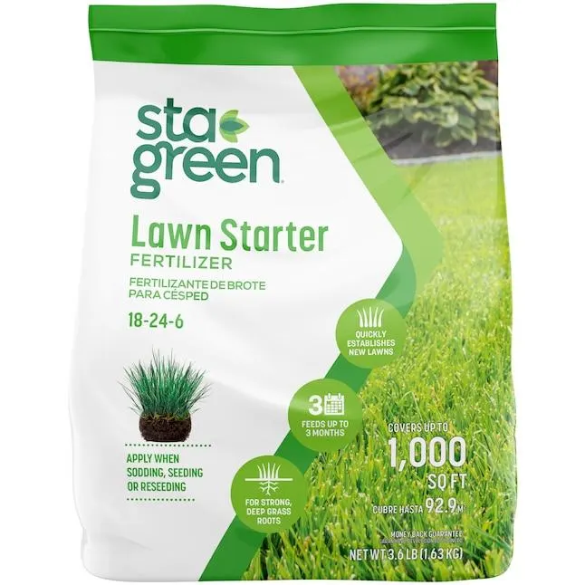 Sta-Green 3.6-lb 1000-sq ft 18-24-6 Lawn Starter Fertilizer