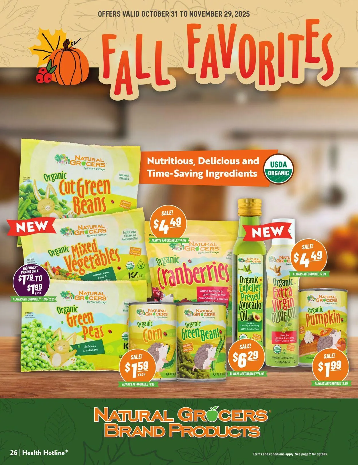 Weekly ad Natural Grocers from October 23 to November 3 2025 - Page 26