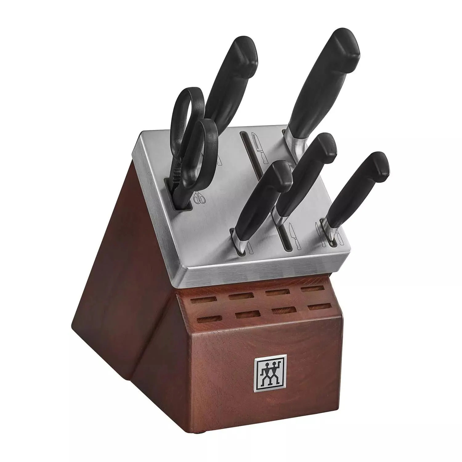 Zwilling J.A. Henckels Four Star Eco 7-Piece Self-Sharpening Knife Block Set