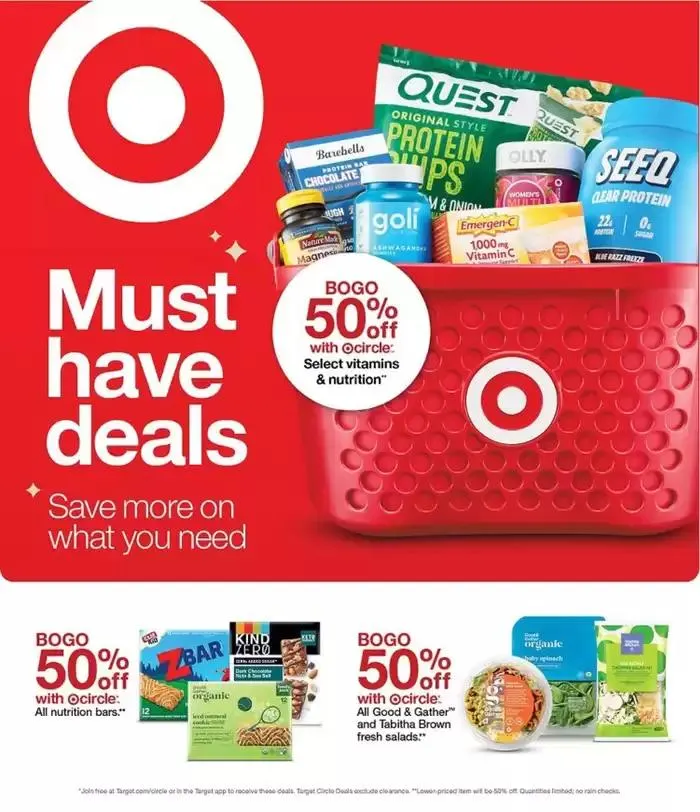 Weekly ad Target flyer from January 6 to January 13 2025 - Page 1