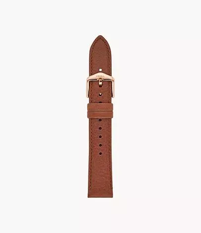 18mm Medium Brown LiteHide™ Leather Strap