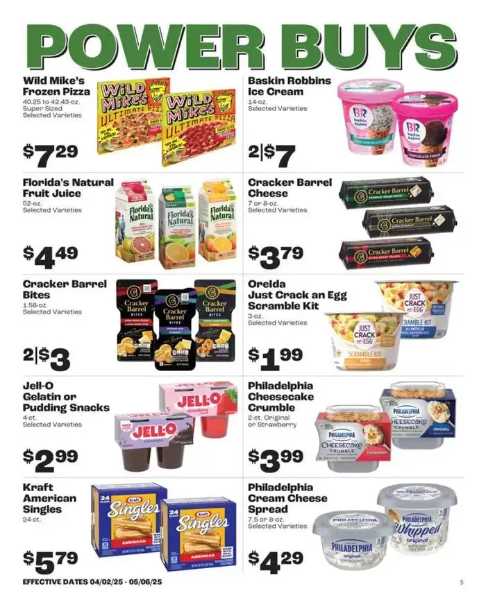 Weekly ad Rosauers Monthly Power Buys from April 2 to May 6 2025 - Page 5