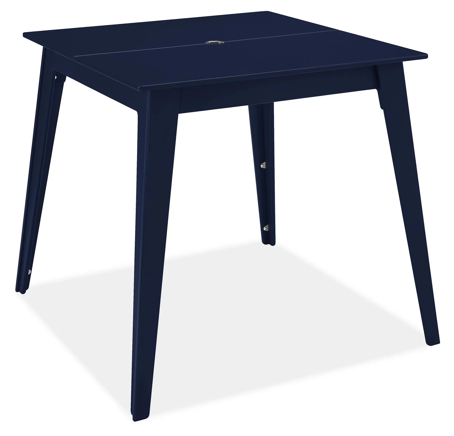 Aspen 36w 36d 36h Counter Table with Umbrella Hole in Navy