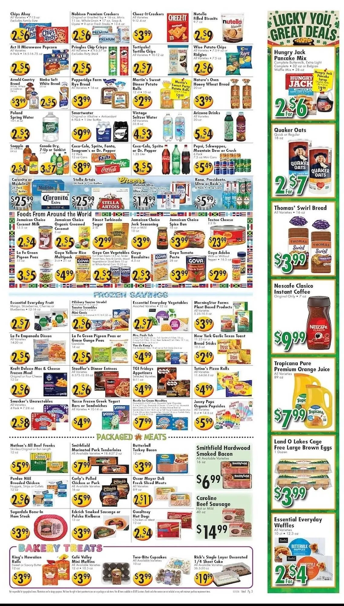Weekly promotion Ideal Food Basket circular spanning from March 13 to March 19 2026 - Page 3 for Catalogue 365