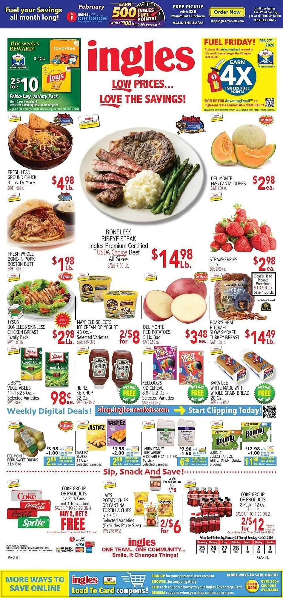 Weekly ad Ingles Markets weekly ad from February 25 to March 3 2026 - Page 1