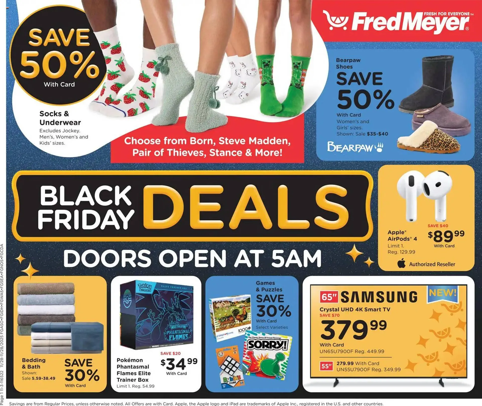 Weekly ad Fred Meyer weekly ad from November 12 to November 28 2025 - Page 1