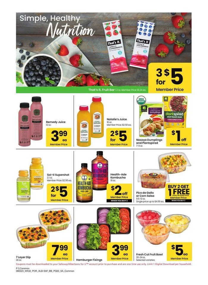Weekly ad Albertsons - Portland - BBS from August 5 to September 8 2024 - Page 2