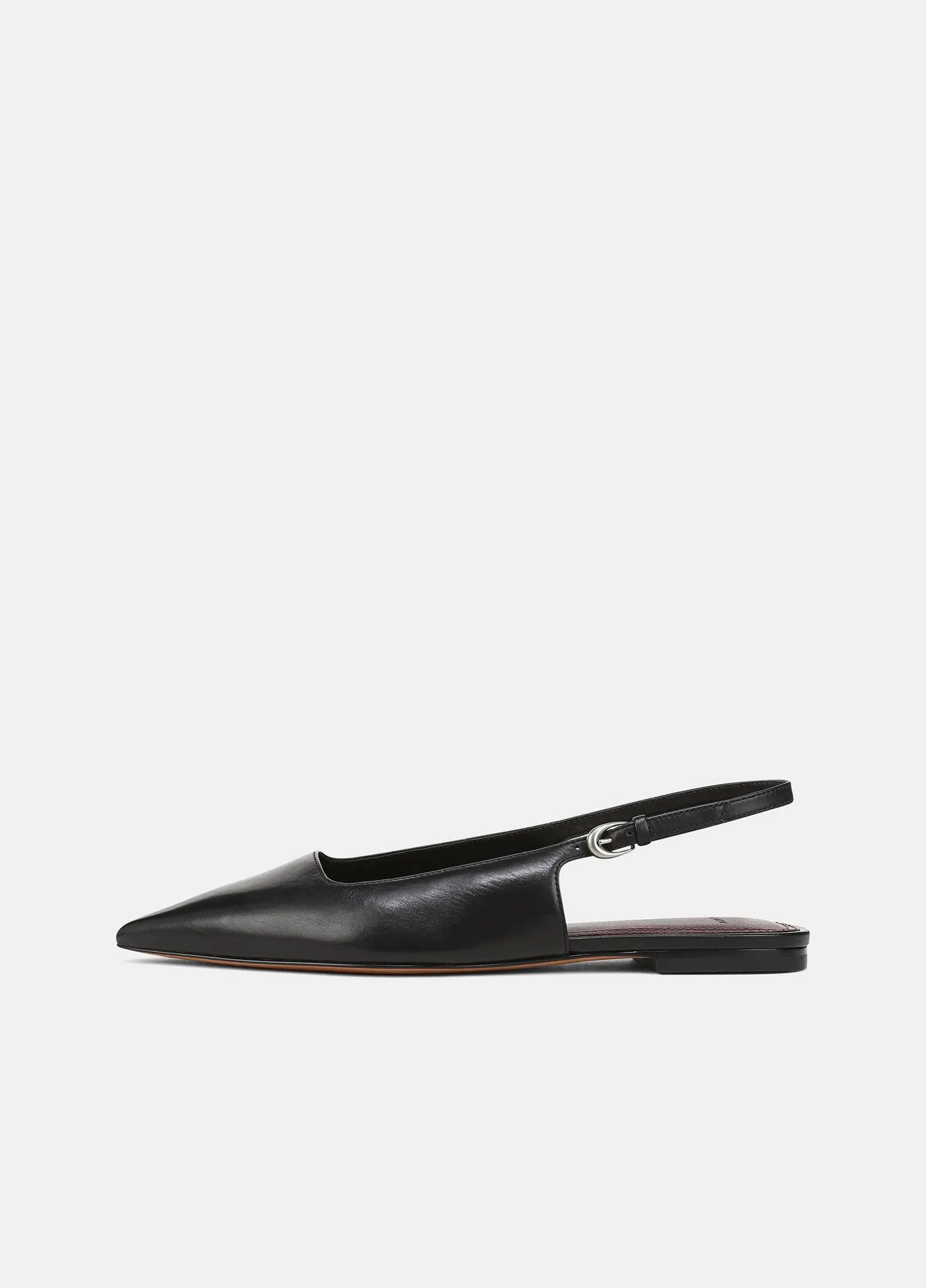 Gracy Leather Slingback Flat