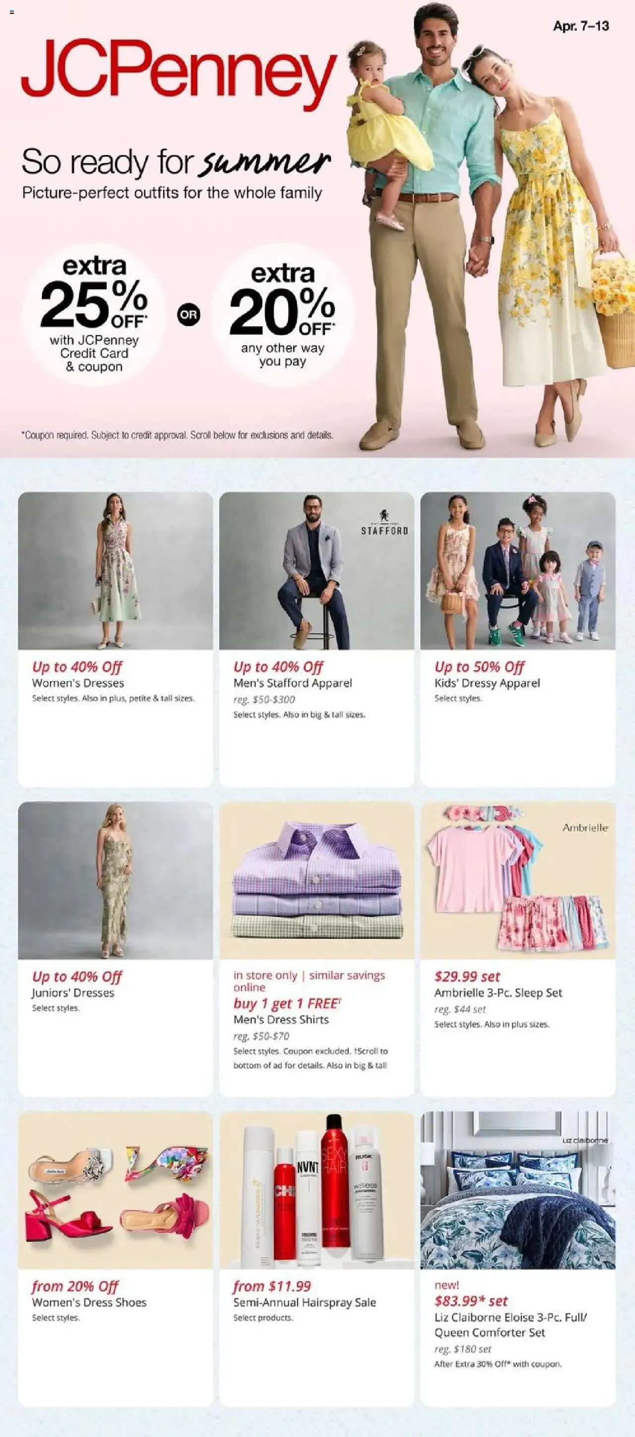 Weekly ad JCPenney Weekly Ad from April 7 to April 13 2025 - Page 1