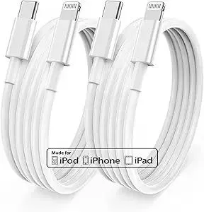 Long iPhone 12 13 14 Fast Charger Cable 10ft,[Apple MFi Certified] USB C to Lightning Cable,Type C Port Support Apple Charging Cord for iPhone 14 Pro/14/13 Pro/12 Pro Max/12 Mini/11 Pro/XS/XR/iPad.