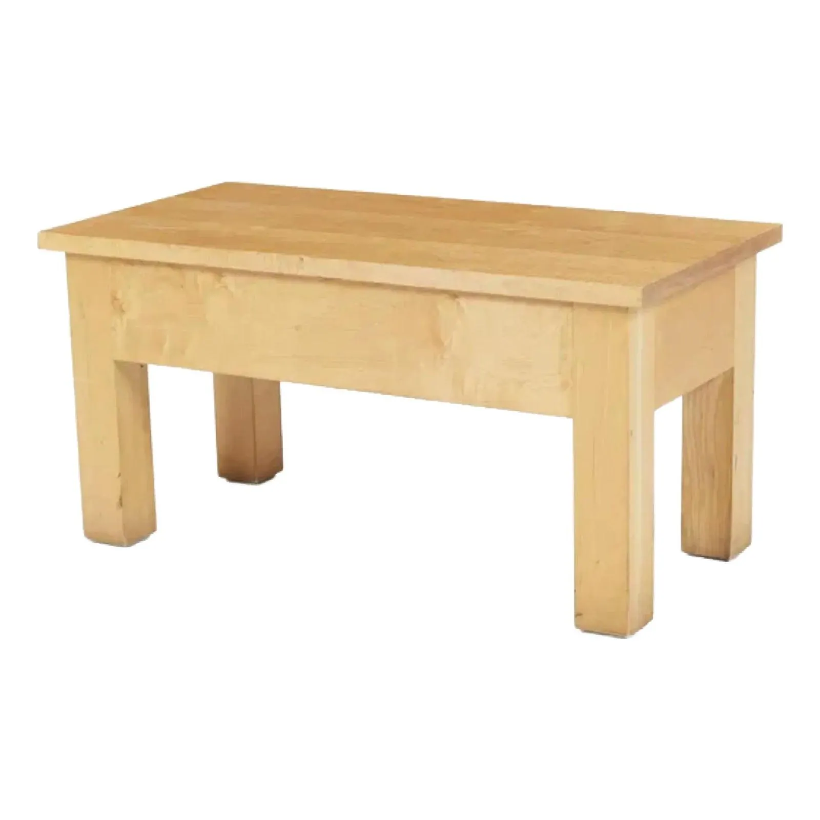 Roy McMackin Postmodern Maple Rectangular Coffee Table, Domestic Furniture, 1990s, Usa..