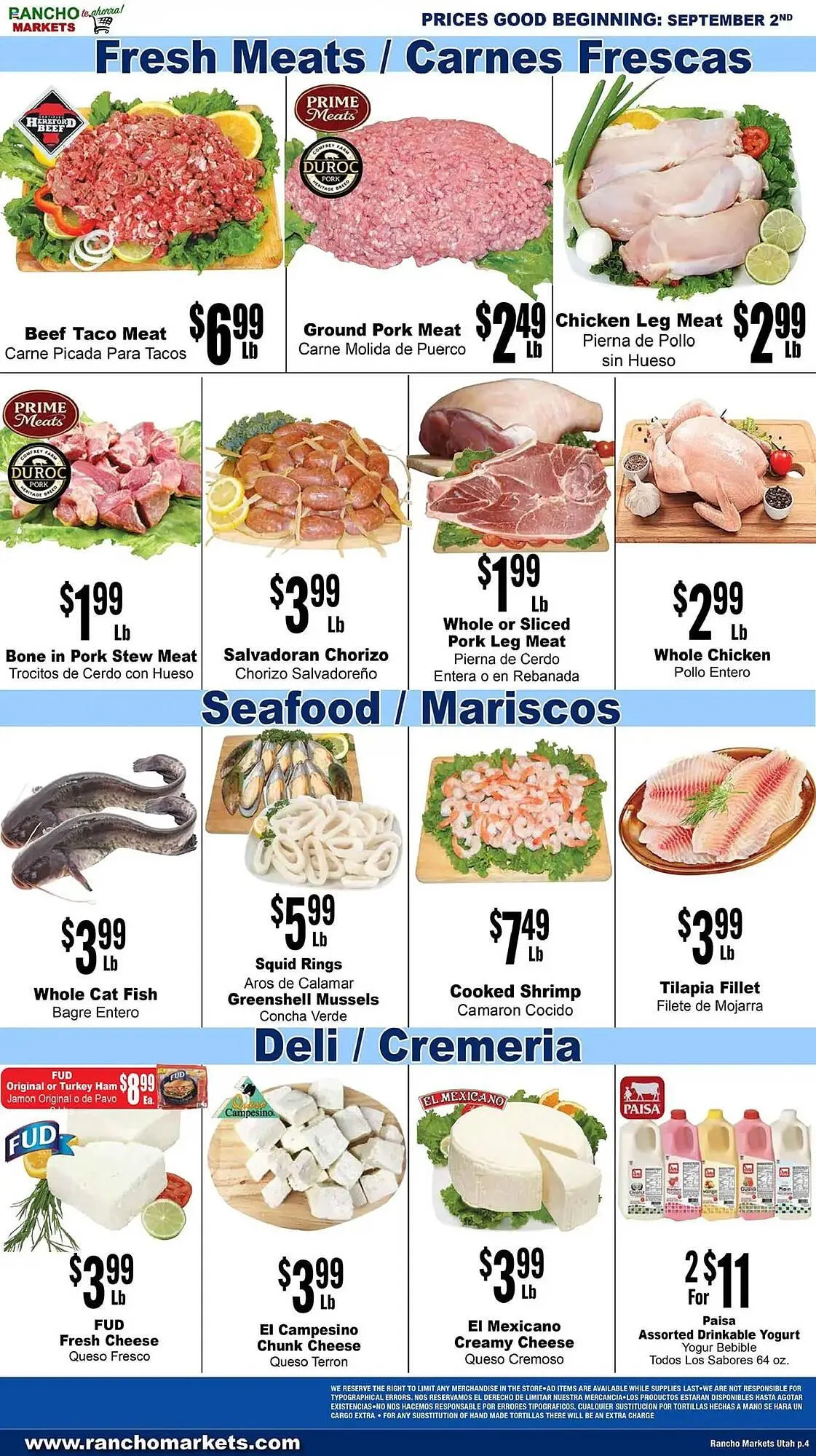 Weekly ad Rancho Markets weekly ad from September 2 to September 9 2025 - Page 4