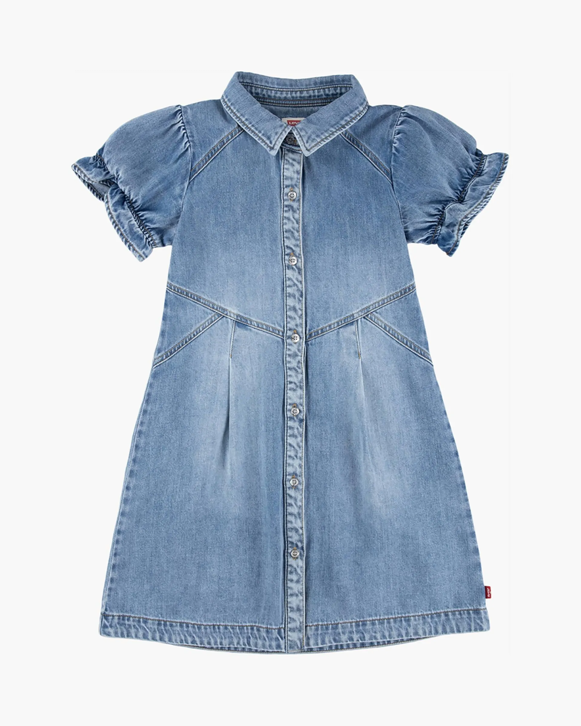 Western Button Up Dress Big Girls S-xl