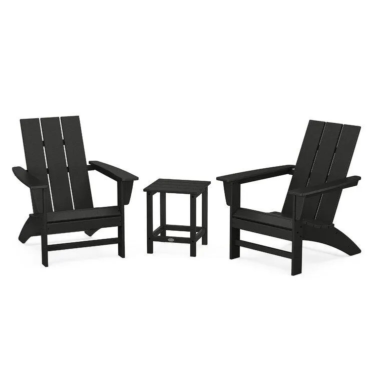 Modern Adirondack 3 Piece Seating Group