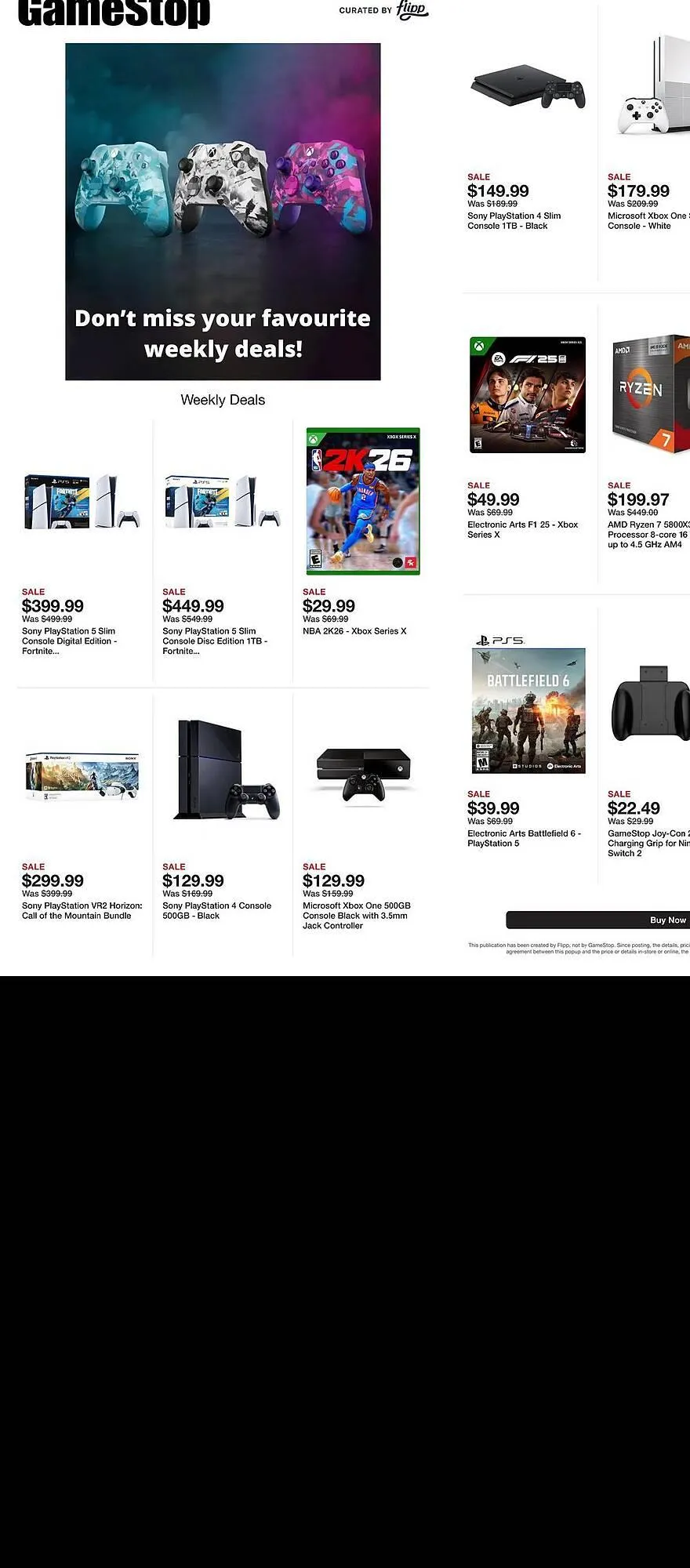 Game Stop weekly ad - 1