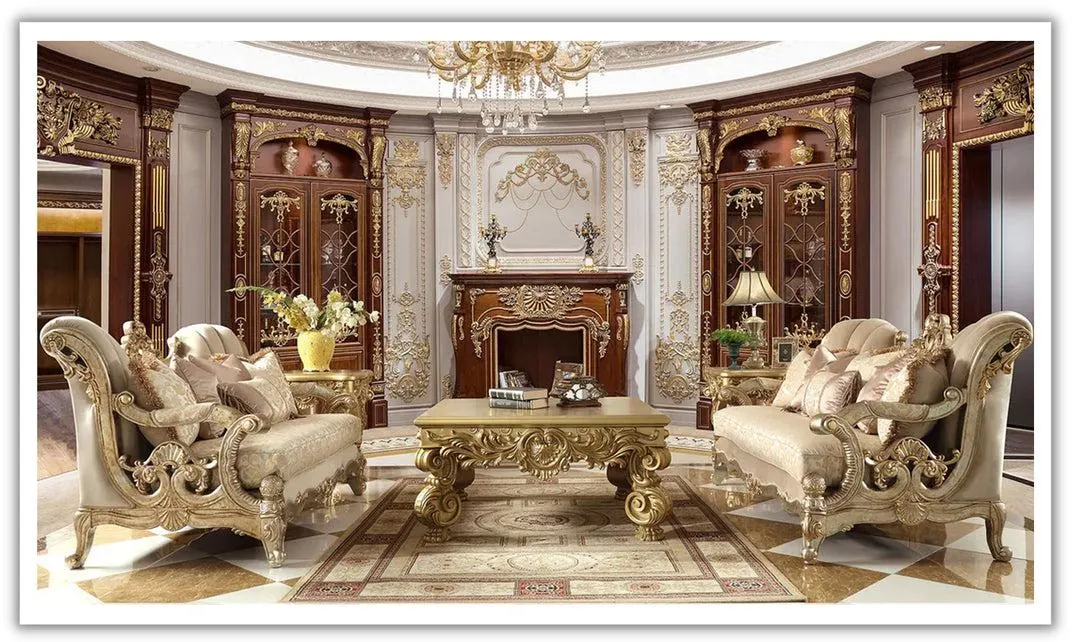 Cloyd 3- Seater Fabric Sofa In Beige