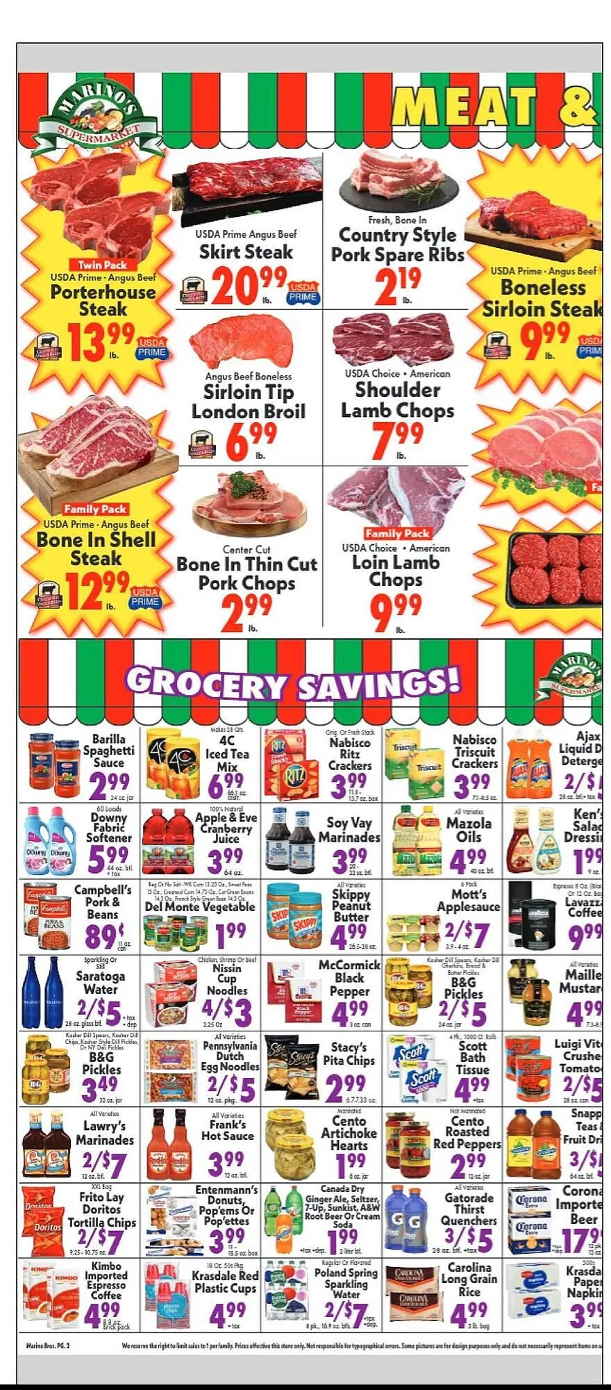 Weekly ad Marino's Supermarket Weekly Ad from August 29 to September 4 2025 - Page 2