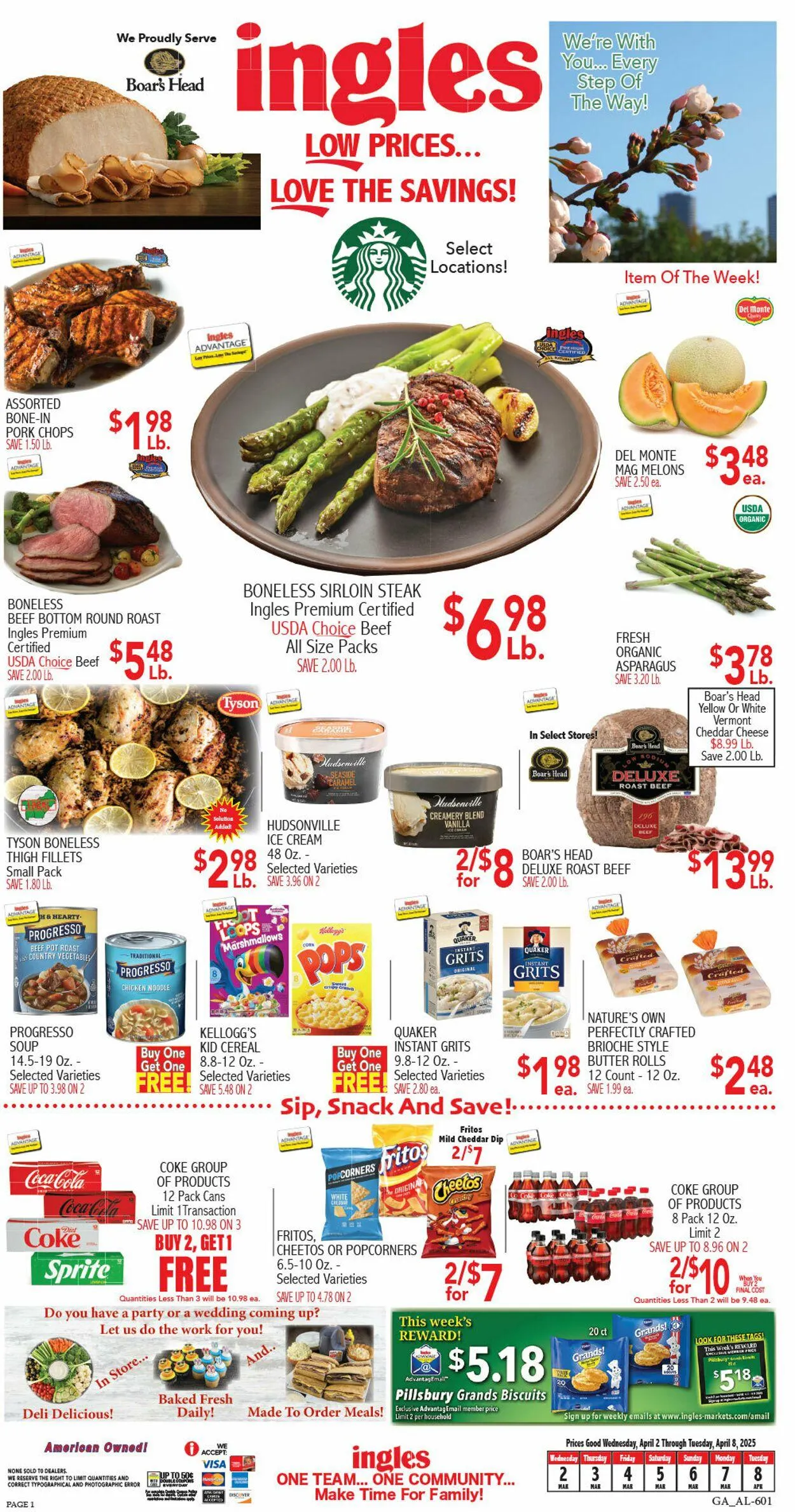 Catálogo de Ingles Current weekly ad 2 de abril al 8 de abril 2025 - Página 1