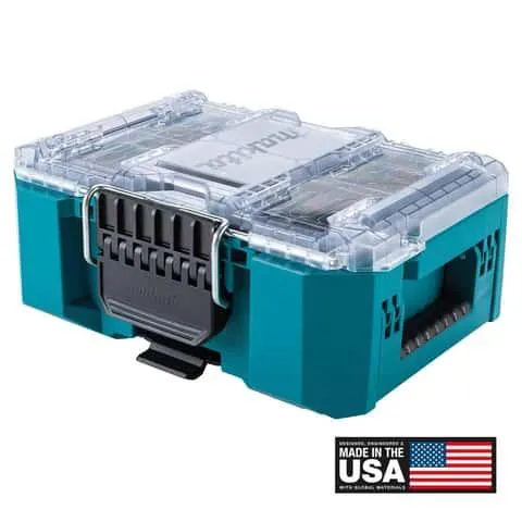 Makita 15.33 in. W X 6.38 in. H X 10.93 in. D Deep Organizer Teal