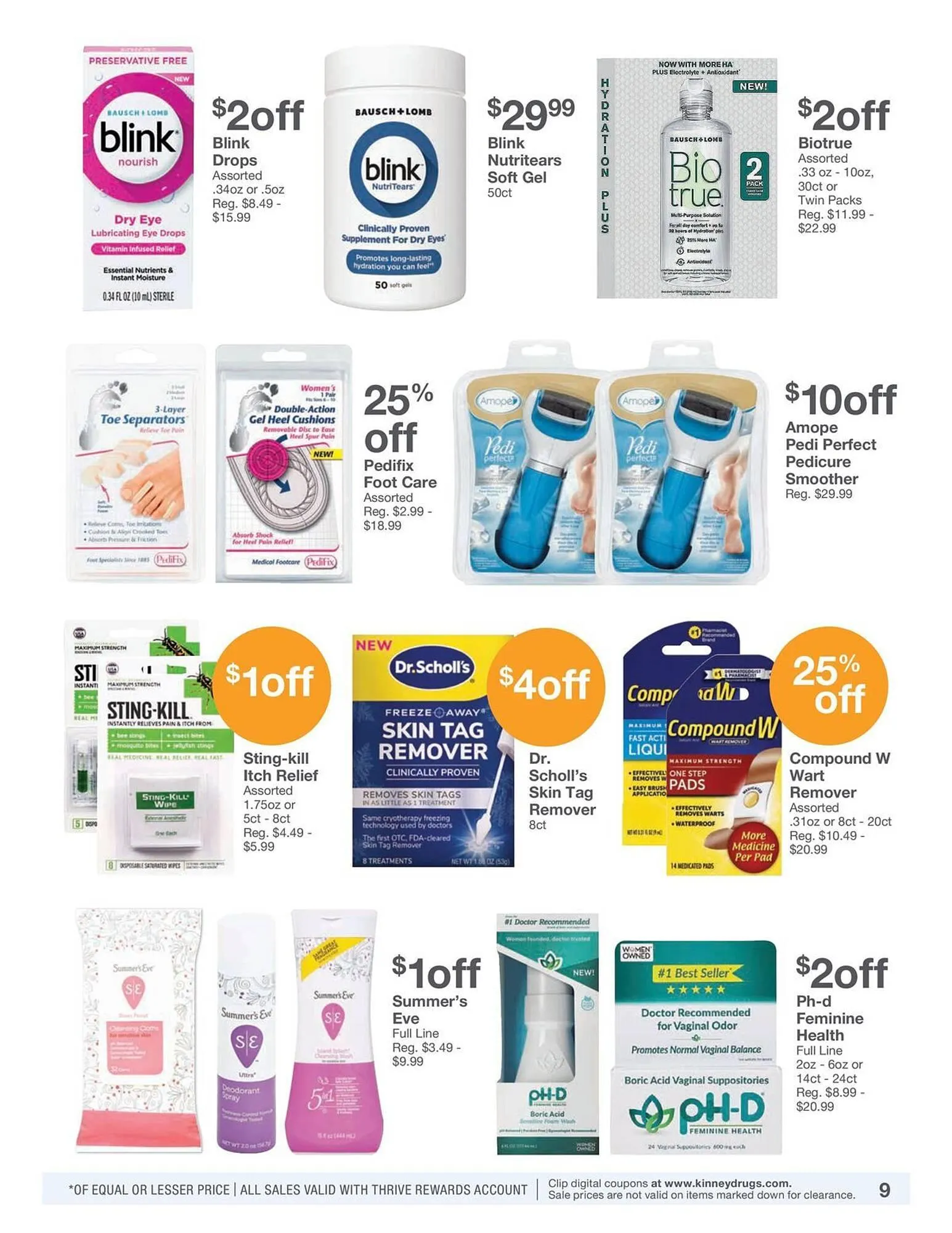 Weekly ad Kinney Drugs Weekly Ad from July 1 to July 31 2025 - Page 9