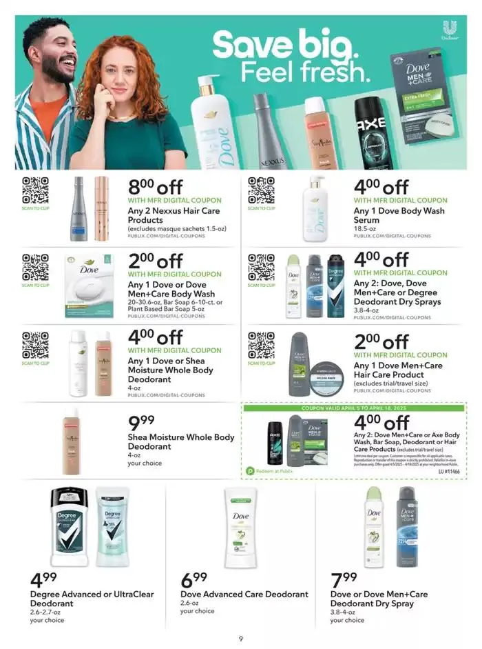 Weekly ad Publix Extra Savings from April 5 to April 18 2025 - Page 9