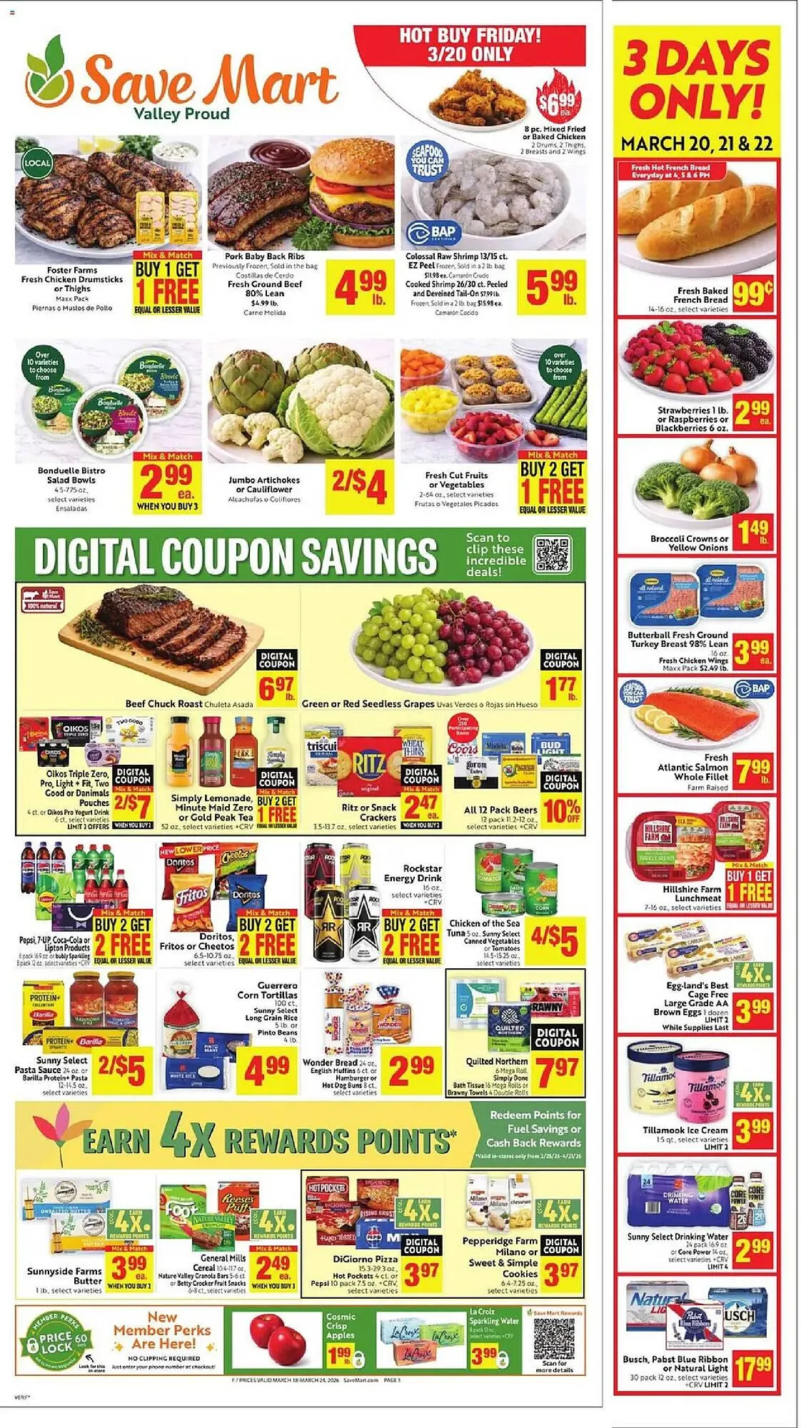 Weekly ad Save Mart weekly ad from March 18 to March 24 2026 - Page 1