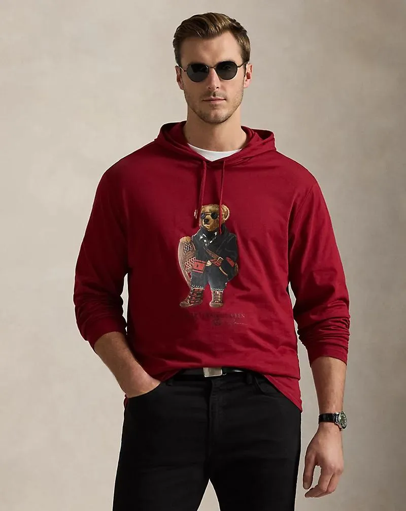 Polo Bear Jersey Hooded T-Shirt