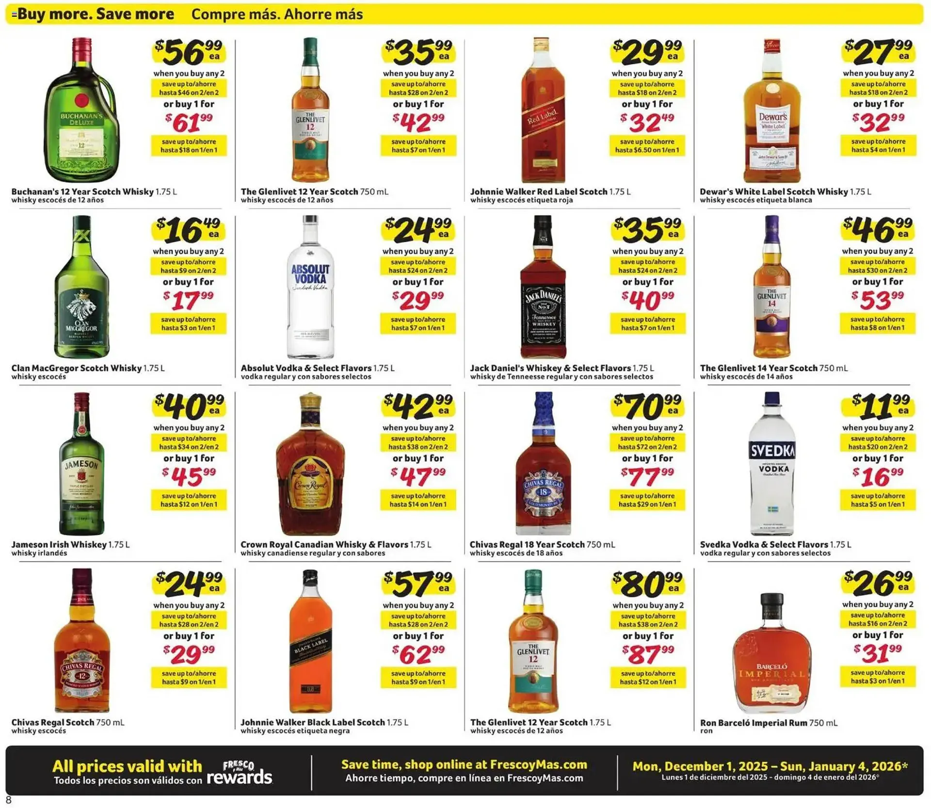 Weekly ad Fresco y Más weekly ad from December 1 to January 4 2026 - Page 8