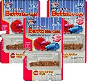 Betta Bio-Gold Baby Pellets Fish Food Bundle Bonus Pack 3 Pack